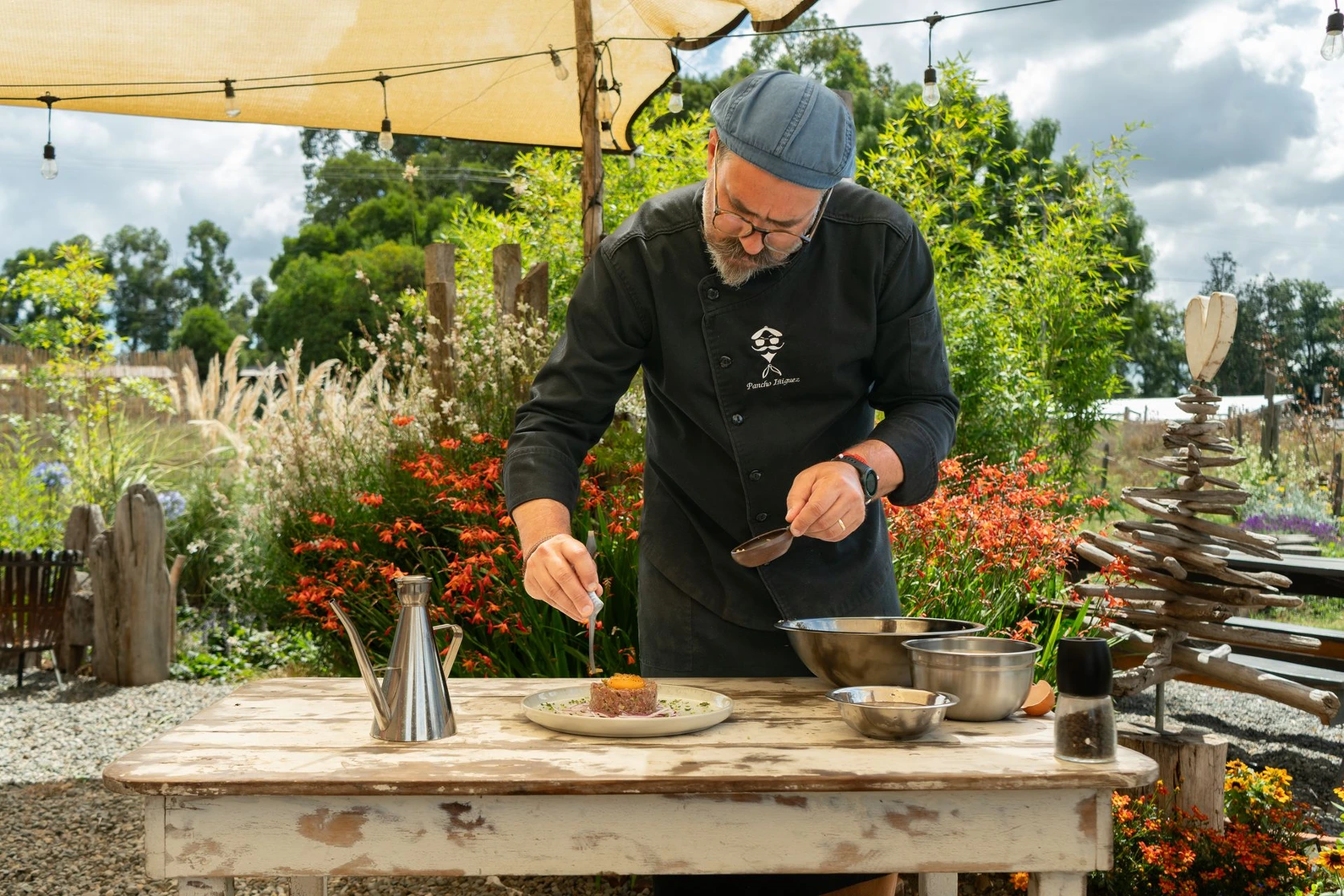 Montaje Tartaro de Cordero