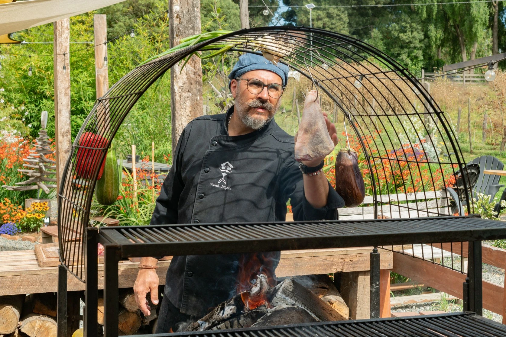 Garrón de cordero al fuego