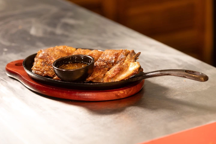 Vacio de cordero con costilla y pastelera de choclo